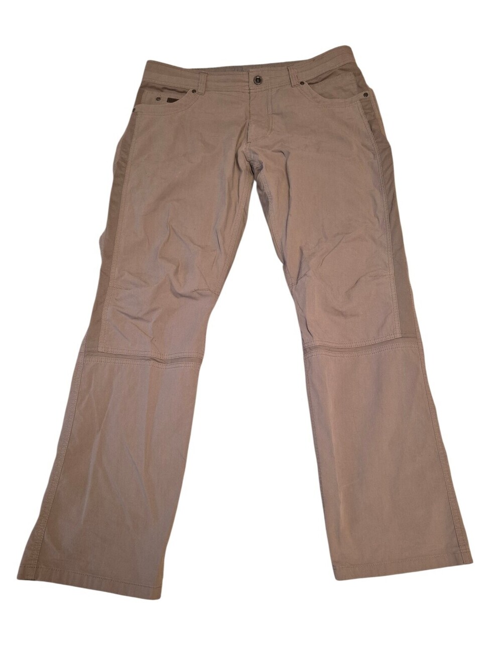 Kuhl Radikl Pants Mens 36x32 Beige Tan Hiking Outdoor Stretch Nylon Trail Work